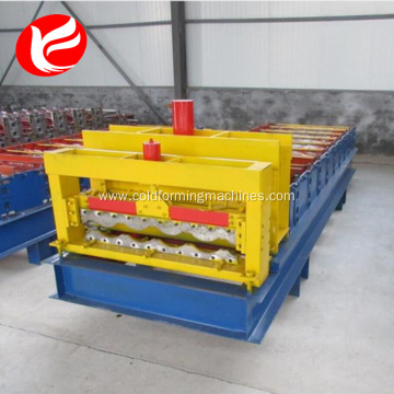 Metal sheet roof glazed tile sheeting rolling machine